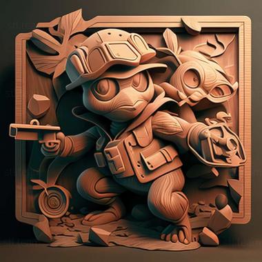 3D model Mutiny in the Bounty Pokmon Hunter J (STL)